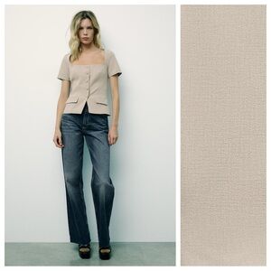 Dark Beige waistcoat Only Worn Once, Basically Brand New.